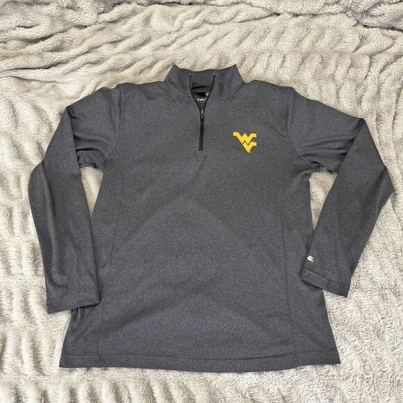 Colosseum Athletics Other - Colosseum Men’s M West Virginia Mountaineers 1/4 Zip Pullover Gray Long Sleeve